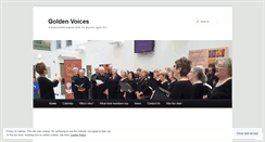 Desktop Screenshot of goldenvoiceschoir.com