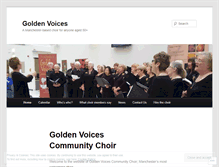 Tablet Screenshot of goldenvoiceschoir.com